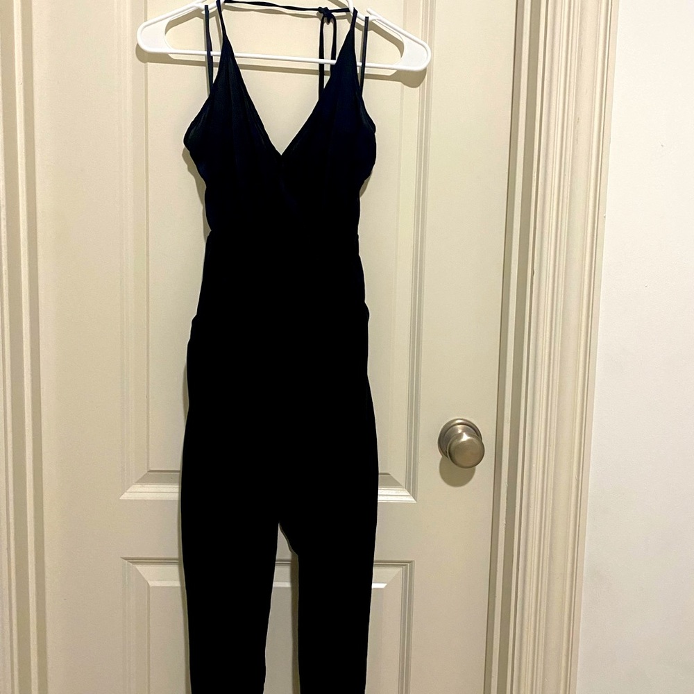 Black jumpsuit, soft fabric!